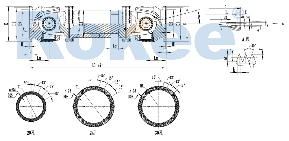 ROWL-BH Cardan Shaft