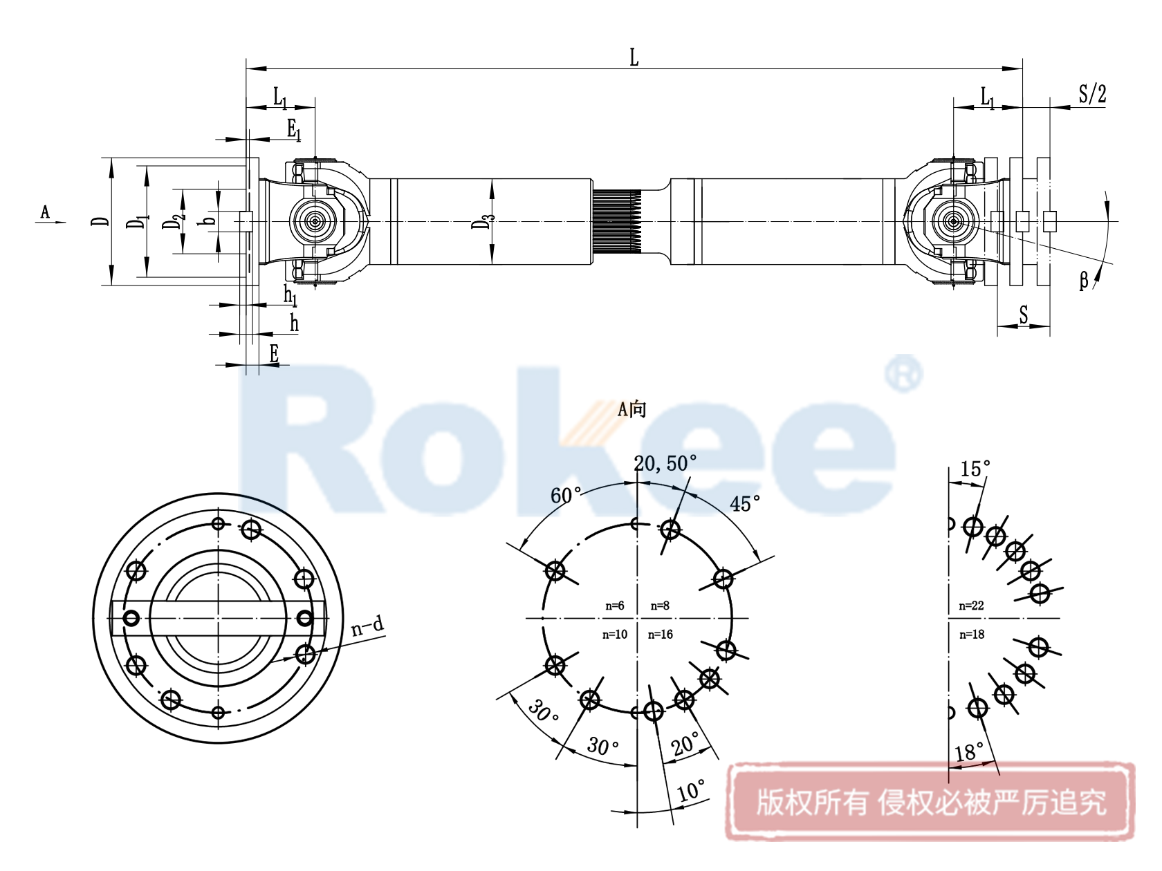 SWP180A聯(lián)軸器結(jié)構(gòu)圖,SWP180A萬向軸聯(lián)軸器結(jié)構(gòu)圖,SWP180A萬向節(jié)結(jié)構(gòu)圖,SWP180A十字軸式萬向聯(lián)軸器結(jié)構(gòu)圖,SWP180A萬向聯(lián)軸器結(jié)構(gòu)圖